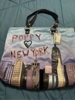 COACH POPPY NYC Skyline Tote